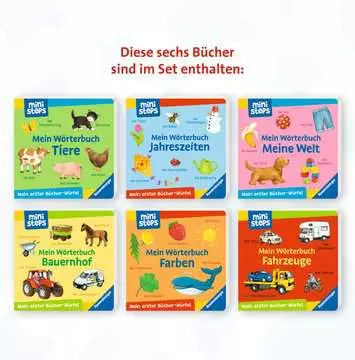 31771 Babybücher und Pappbilderbücher ministeps: Mein erster Bücher-Würfel: Meine ersten Wörter (Bücher-Set) von Ravensburger 16