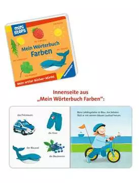 31771 Babybücher und Pappbilderbücher ministeps: Mein erster Bücher-Würfel: Meine ersten Wörter (Bücher-Set) von Ravensburger 7