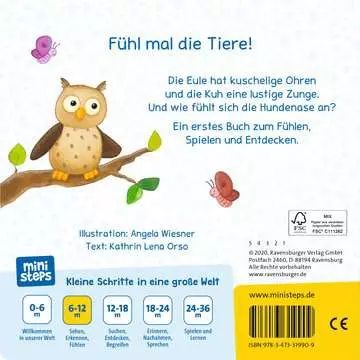 31990 Babybücher und Pappbilderbücher ministeps: Hase, Katze, Kuh - Was fühlst du? von Ravensburger 2