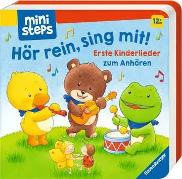 31993 Babybücher und Pappbilderbücher ministeps: Hör rein, sing mit! Erste Kinderlieder zum Anhören. von Ravensburger 1