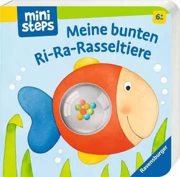 31999 Babybücher und Pappbilderbücher ministeps: Meine bunten Ri-Ra-Rasseltiere von Ravensburger 1