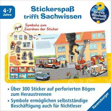 32678 Wieso? Weshalb? Warum? Wieso? Weshalb? Warum? Stickerheft: Feuerwehr von Ravensburger 3