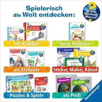 32678 Wieso? Weshalb? Warum? Wieso? Weshalb? Warum? Stickerheft: Feuerwehr von Ravensburger 6