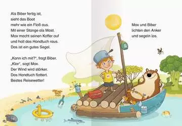 36155 Erstlesebücher Leserabe - 1. Lesestufe: Max und Biber segeln los! von Ravensburger 5