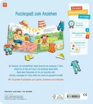 41046 Babybücher und Pappbilderbücher Mein großes Puzzle-Spielbuch: Das ziehen wir an von Ravensburger 2