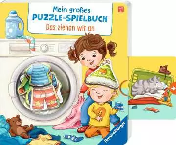41046 Babybücher und Pappbilderbücher Mein großes Puzzle-Spielbuch: Das ziehen wir an von Ravensburger 5