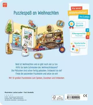 41094 Babybücher und Pappbilderbücher Mein großes Puzzle-Spielbuch: Weihnachten von Ravensburger 2