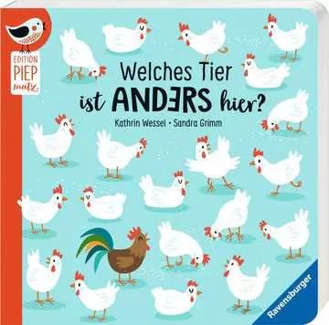 41160 Babybücher und Pappbilderbücher Edition Piepmatz: Welches Tier ist anders hier? von Ravensburger 1