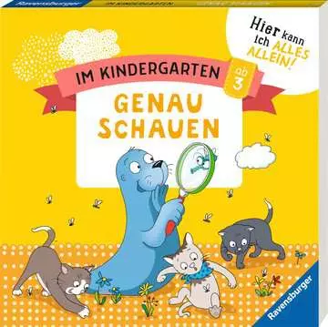 41588 Lernbücher und Rätselbücher Im Kindergarten: Genau schauen von Ravensburger 1