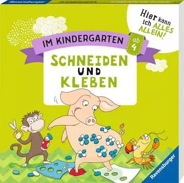 41589 Lernbücher und Rätselbücher Im Kindergarten: Schneiden und Kleben von Ravensburger 1