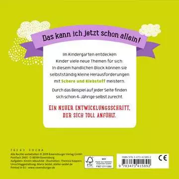 41589 Lernbücher und Rätselbücher Im Kindergarten: Schneiden und Kleben von Ravensburger 2