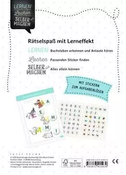41593 Lernbücher und Rätselbücher Buchstaben-Sticker-Rätsel ab 5 Jahren von Ravensburger 2