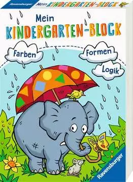 41635 Lernbücher und Rätselbücher Mein Kindergarten-Block: Farben, Formen, Logik von Ravensburger 1