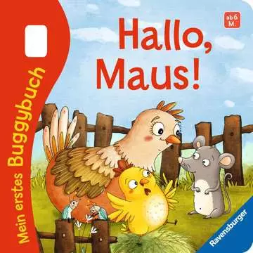 41666 Babybücher und Pappbilderbücher Mein erstes Buggybuch: Hallo, Maus! von Ravensburger 5