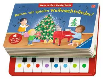 41677 Babybücher und Pappbilderbücher Komm, wir spielen Weihnachtslieder! Mein erstes Klavierbuch von Ravensburger 3