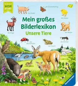 41678 Babybücher und Pappbilderbücher Mein großes Bilderlexikon: Unsere Tiere von Ravensburger 1