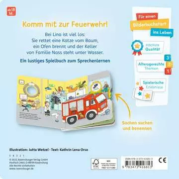 41681 Babybücher und Pappbilderbücher Wo ist bloß…? Mein Feuerwehr-Buch zum Sachen suchen von Ravensburger 2