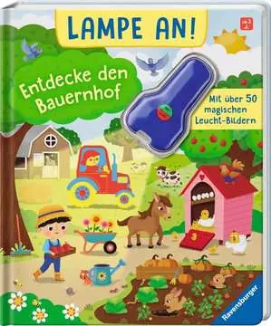 41722 Babybücher und Pappbilderbücher Lampe an! Entdecke den Bauernhof von Ravensburger 1