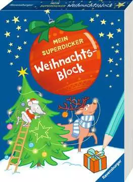 41732 Malbücher und Bastelbücher Mein superdicker Weihnachtsblock von Ravensburger 1