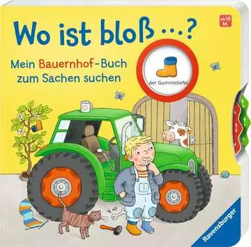 41739 Babybücher und Pappbilderbücher Wo ist bloß…? Mein Bauernhof-Buch zum Sachen suchen von Ravensburger 1