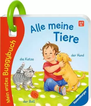 41764 Babybücher und Pappbilderbücher Mein erstes Buggybuch: Alle meine Tiere von Ravensburger 3