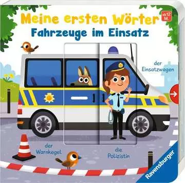 41772 Babybücher und Pappbilderbücher Meine ersten Wörter: Fahrzeuge im Einsatz von Ravensburger 1