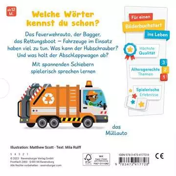 41772 Babybücher und Pappbilderbücher Meine ersten Wörter: Fahrzeuge im Einsatz von Ravensburger 2