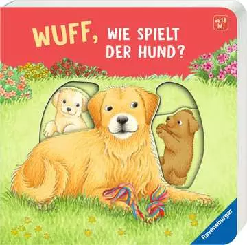41773 Babybücher und Pappbilderbücher Wuff, wie spielt der Hund? von Ravensburger 1