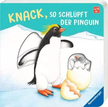 41774 Babybücher und Pappbilderbücher Knack, so schlüpft der Pinguin von Ravensburger 1