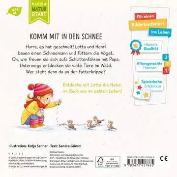 41786 Babybücher und Pappbilderbücher Lotta entdeckt die Welt: Im Winter von Ravensburger 2