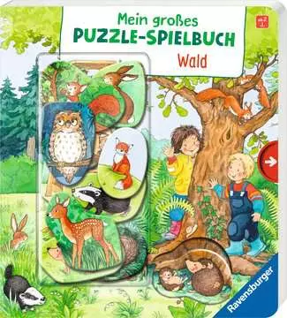 41824 Babybücher und Pappbilderbücher Mein großes Puzzle-Spielbuch: Wald von Ravensburger 1