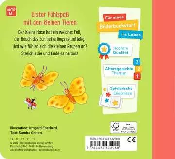 43295 Babybücher und Pappbilderbücher Mein erstes Fühlbuch: Kribbel, krabbel, Käferchen von Ravensburger 2