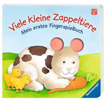 43354 Babybücher und Pappbilderbücher Viele kleine Zappeltiere von Ravensburger 1