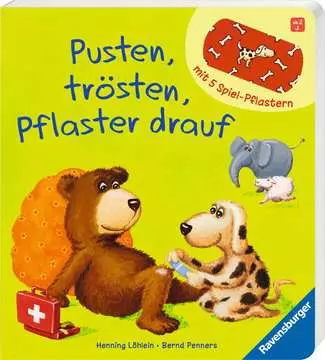 43379 Babybücher und Pappbilderbücher Pusten, trösten, Pflaster drauf! von Ravensburger 1