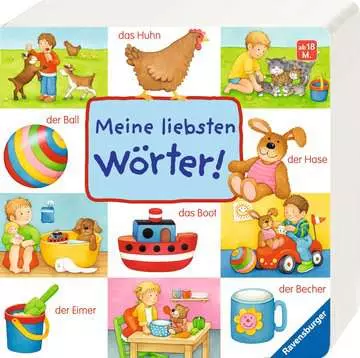 43390 Babybücher und Pappbilderbücher Meine liebsten Wörter! von Ravensburger 1