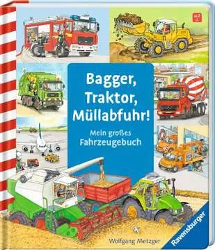 43407 Babybücher und Pappbilderbücher Bagger, Traktor, Müllabfuhr! von Ravensburger 1