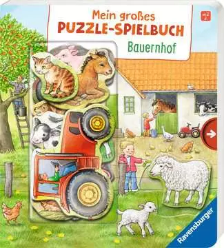 43482 Babybücher und Pappbilderbücher Mein großes Puzzle-Spielbuch: Bauernhof von Ravensburger 1