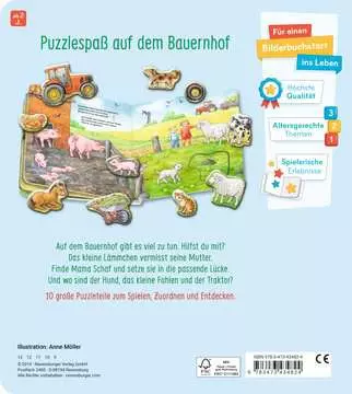 43482 Babybücher und Pappbilderbücher Mein großes Puzzle-Spielbuch: Bauernhof von Ravensburger 2