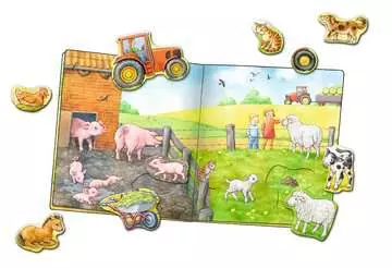 43482 Babybücher und Pappbilderbücher Mein großes Puzzle-Spielbuch: Bauernhof von Ravensburger 5