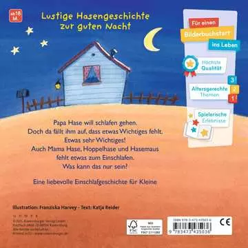 43503 Babybücher und Pappbilderbücher Wenn kleine Hasen schlafen gehen von Ravensburger 2