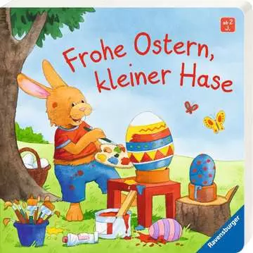 43681 Babybücher und Pappbilderbücher Frohe Ostern, kleiner Hase von Ravensburger 1