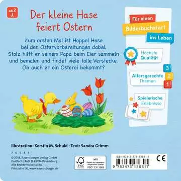43681 Babybücher und Pappbilderbücher Frohe Ostern, kleiner Hase von Ravensburger 2