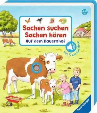 43734 Babybücher und Pappbilderbücher Sachen suchen, Sachen hören: Auf dem Bauernhof von Ravensburger 1