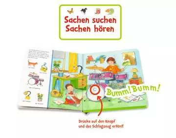 43772 Babybücher und Pappbilderbücher Sachen suchen, Sachen hören: Wir machen Musik von Ravensburger 5