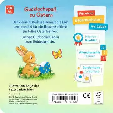 43785 Babybücher und Pappbilderbücher Mein Gucklochbuch: Frohe Ostern von Ravensburger 2