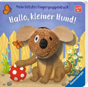 43805 Babybücher und Pappbilderbücher Mein liebstes Fingerpuppenbuch: Hallo, kleiner Hund! von Ravensburger 1