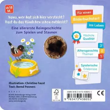 43805 Babybücher und Pappbilderbücher Mein liebstes Fingerpuppenbuch: Hallo, kleiner Hund! von Ravensburger 2