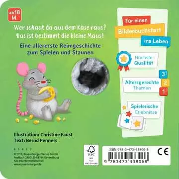 43806 Babybücher und Pappbilderbücher Mein liebstes Fingerpuppenbuch: Hallo, kleine Maus! von Ravensburger 2
