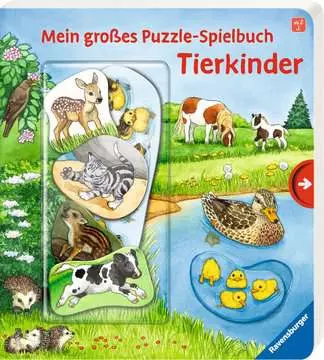 43812 Babybücher und Pappbilderbücher Mein großes Puzzle-Spielbuch: Tierkinder von Ravensburger 1