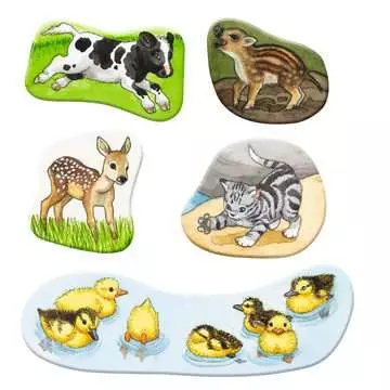 43812 Babybücher und Pappbilderbücher Mein großes Puzzle-Spielbuch: Tierkinder von Ravensburger 4